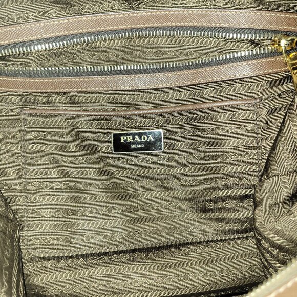 PradaTessuto-Saffian Nylon/Leather Corinto (Brown) - Picture 10 of 11